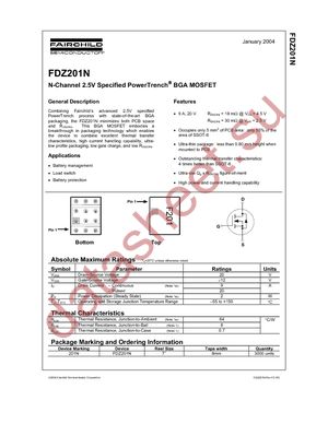FDZ201N datasheet  